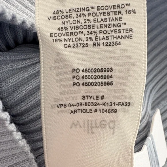 💙Wilfred CUTOUT KNIT MINI Sterling Blue XS - NWT - Picture 6 of 6